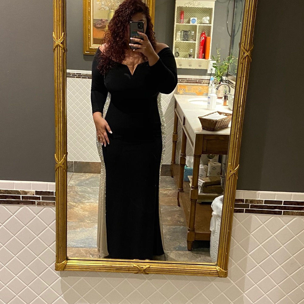 XScape black gown.